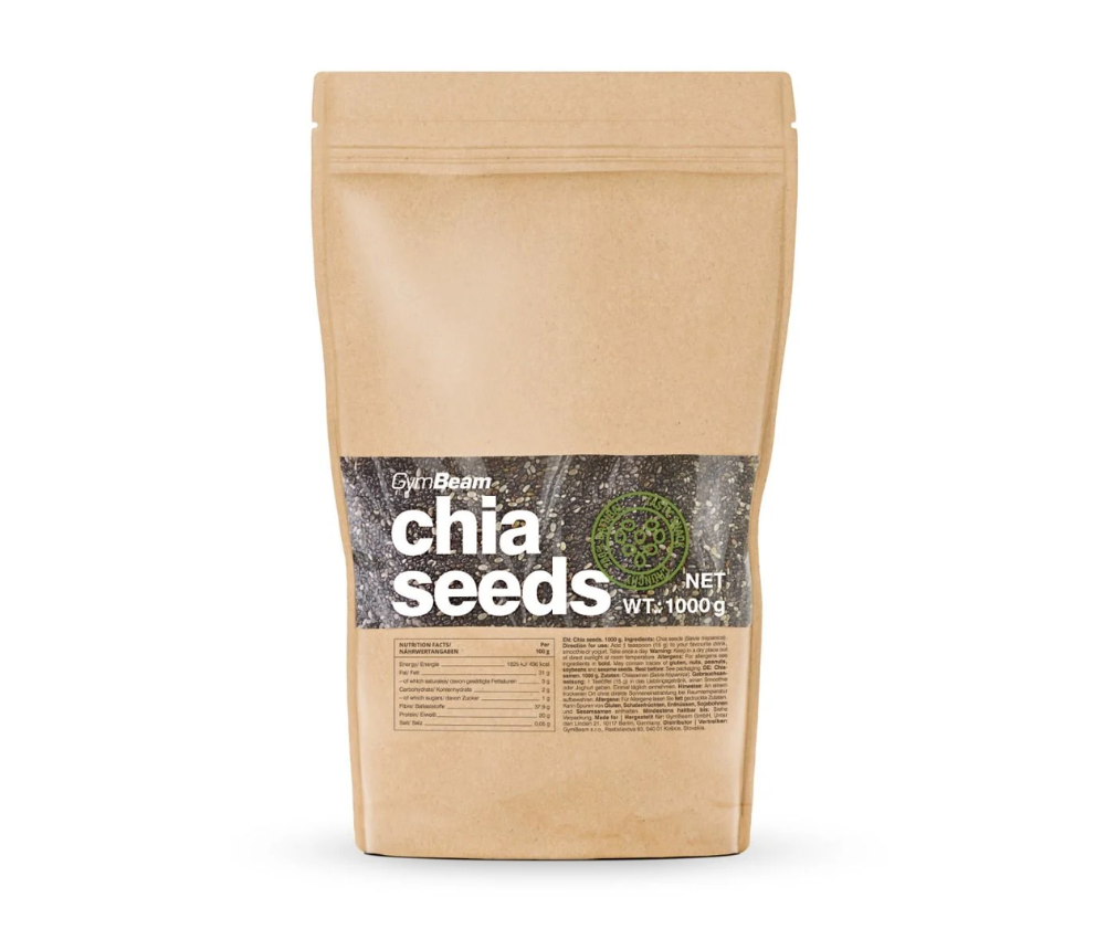 GymBeam Chia Seeds, 500&nbsp;g