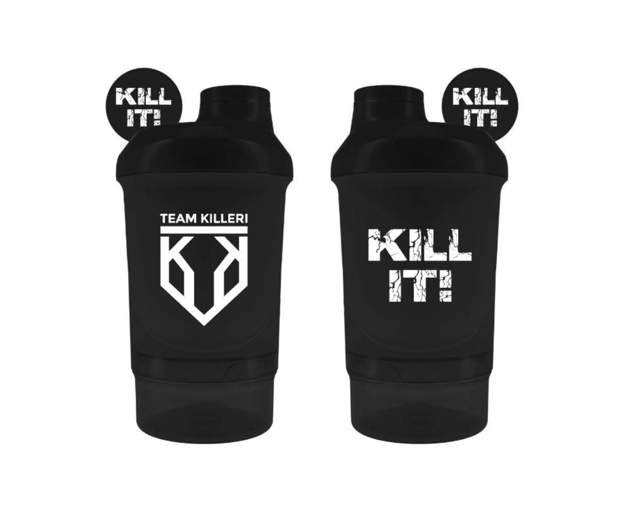 Team Killeri Wave+ Nano Shaker, 300 + 150 ml