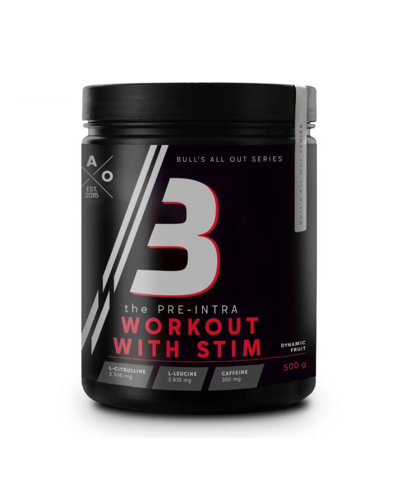 BAO The PRE-INTRA WORKOUT With Stim, 500&nbsp;g, Dynamic Fruit