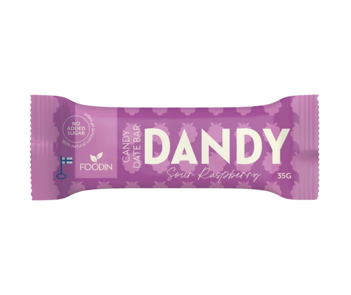Foodin Dandy Candy Date Bar, 35&nbsp;g, Sour Raspberry