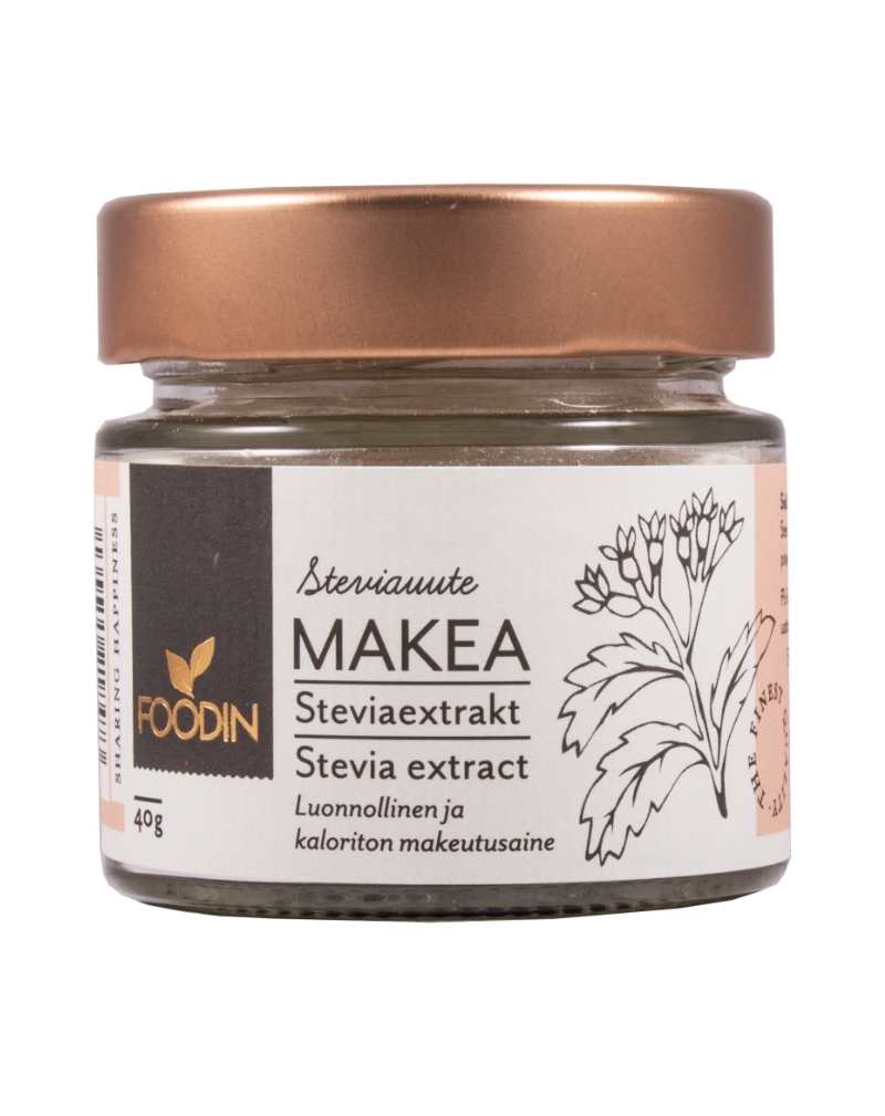FOODIN Makea (Stevia-uutejauhe) 40&nbsp;g