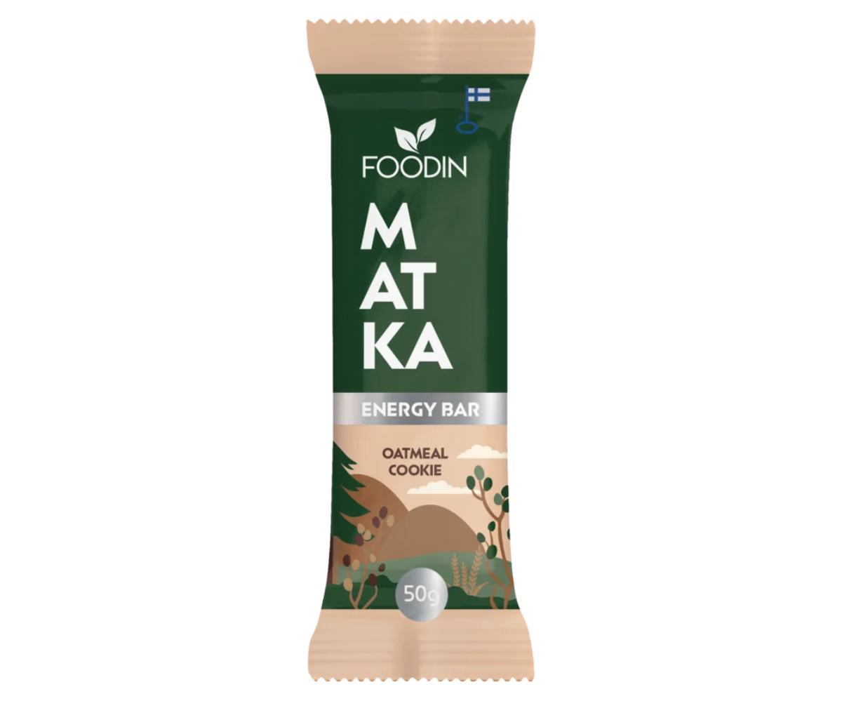Foodin MATKA Energy Bar, 50&nbsp;g, Oatmeal Cookie