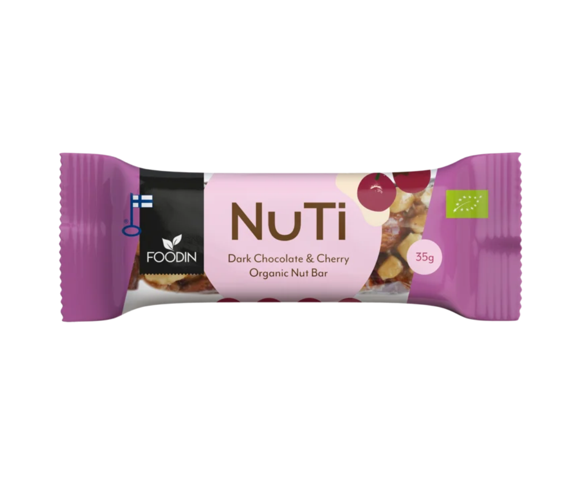 Foodin NUTI, 35&nbsp;g, Dark Chocolate & Cherry