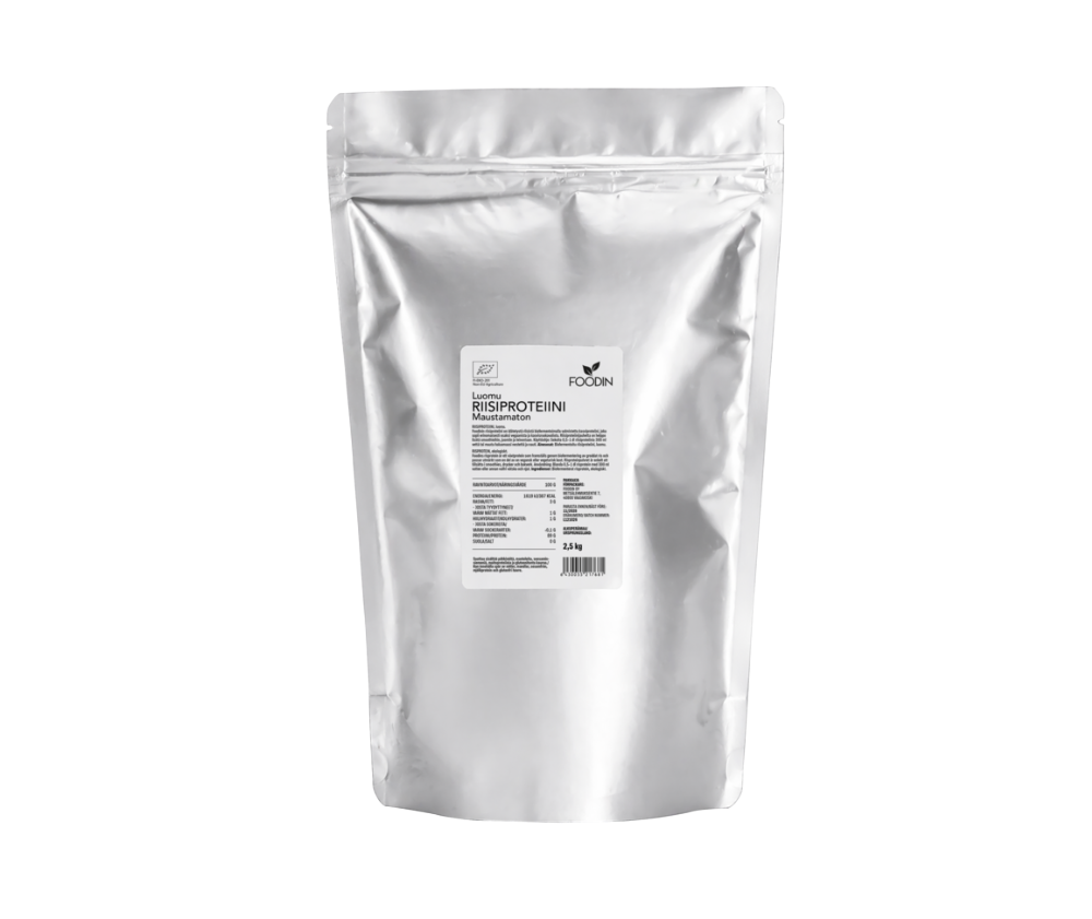 Foodin Riisiproteiini, 2,5&nbsp;kg, Maustamaton