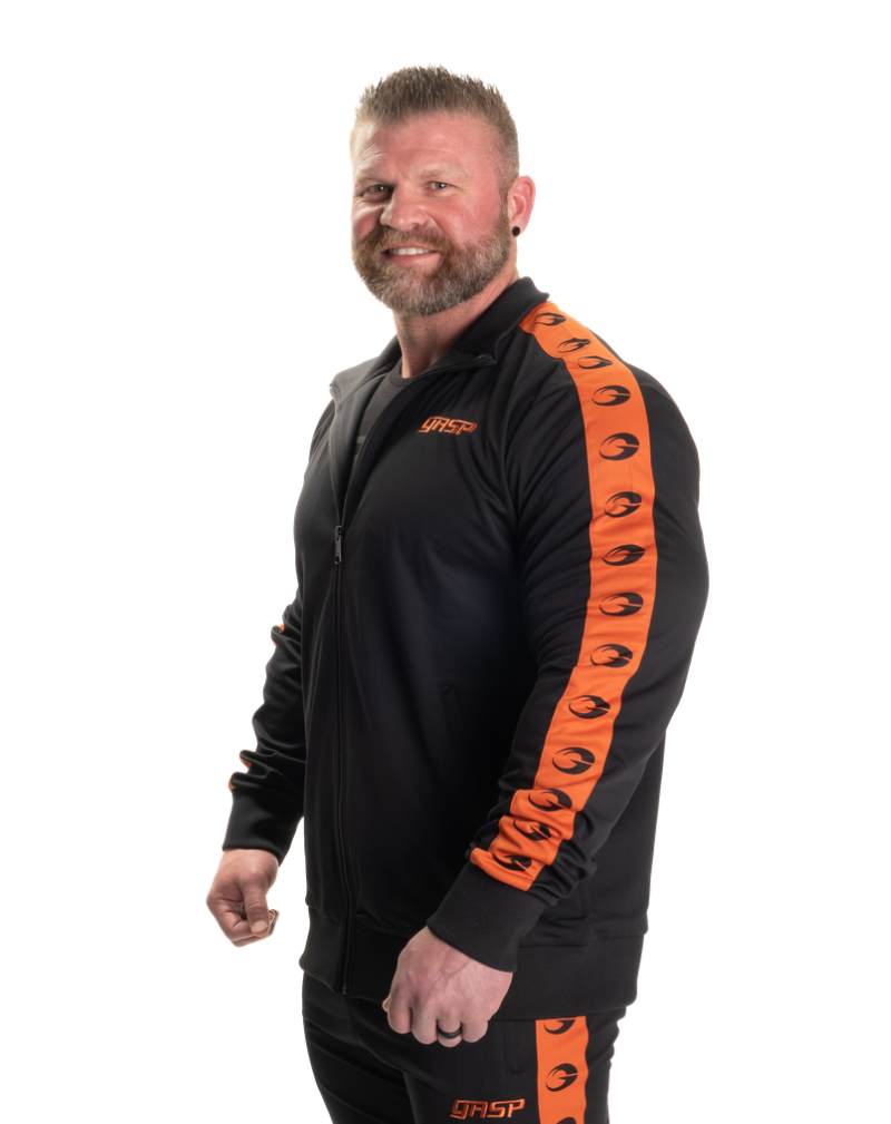 GASP Track Suit Jacket, Black/Flame (poistotuote)