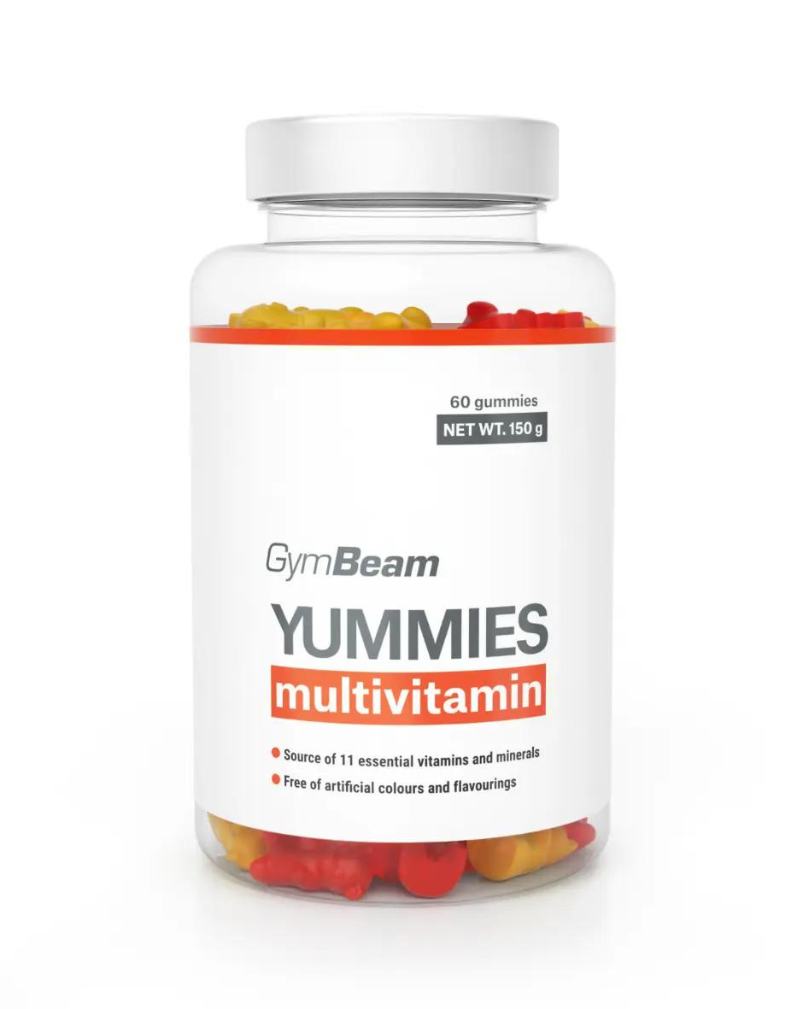 GymBeam Multivitamin Yummies, 60 kpl. (01/27)