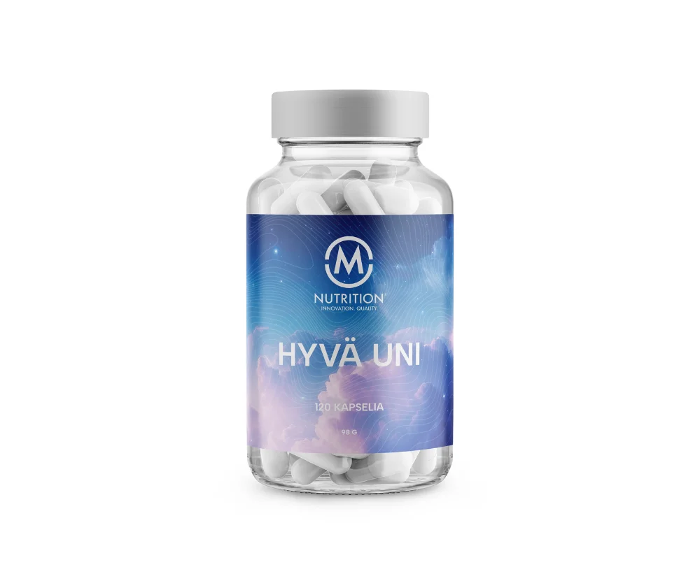 M-Nutrition Hyvä Uni, 120 kaps.