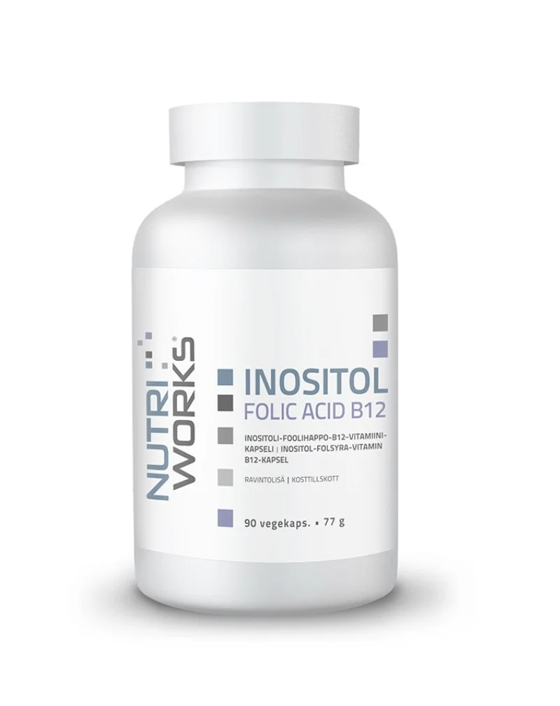 Nutri Works Inositol Folic Acid B12, 90 kaps.