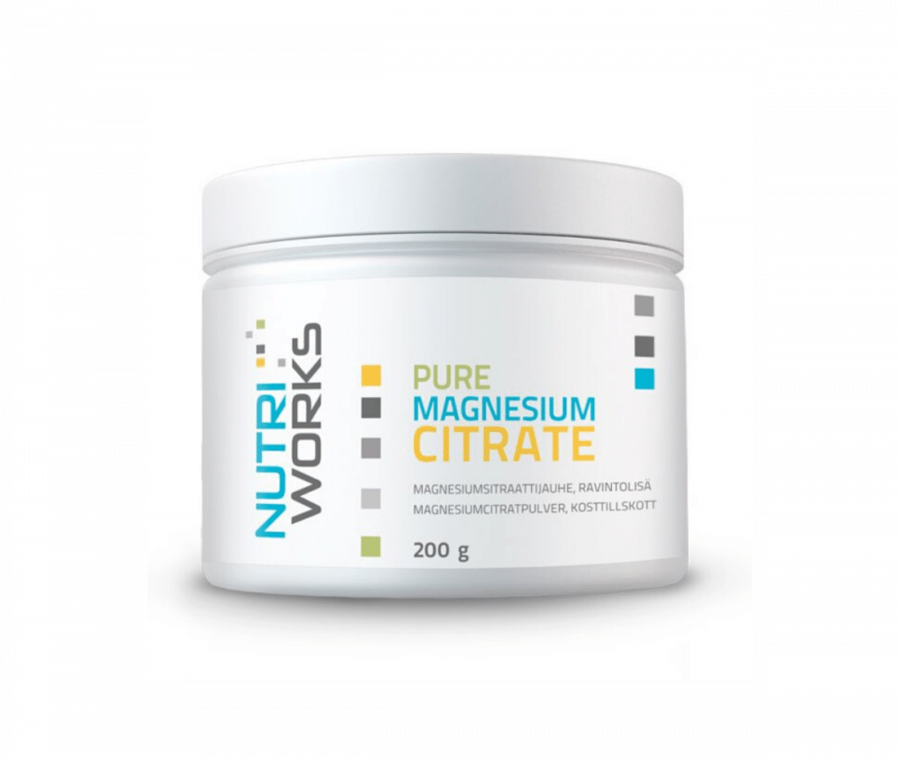 Nutri Works Pure Magnesium Citrate, 200&nbsp;g