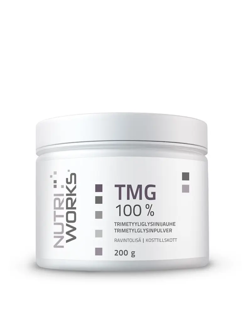 Nutri Works TMG-jauhe 100 %, 200&nbsp;g
