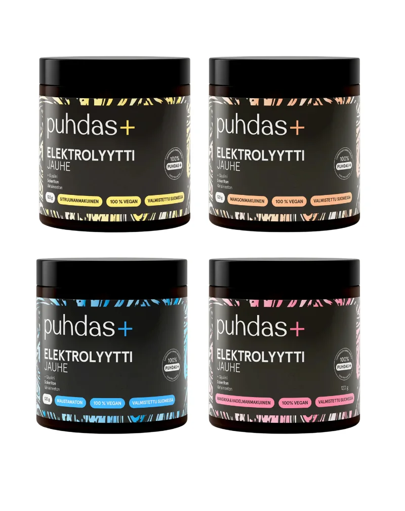Puhdas+ Elektrolyyttijauhe, 120&nbsp;g