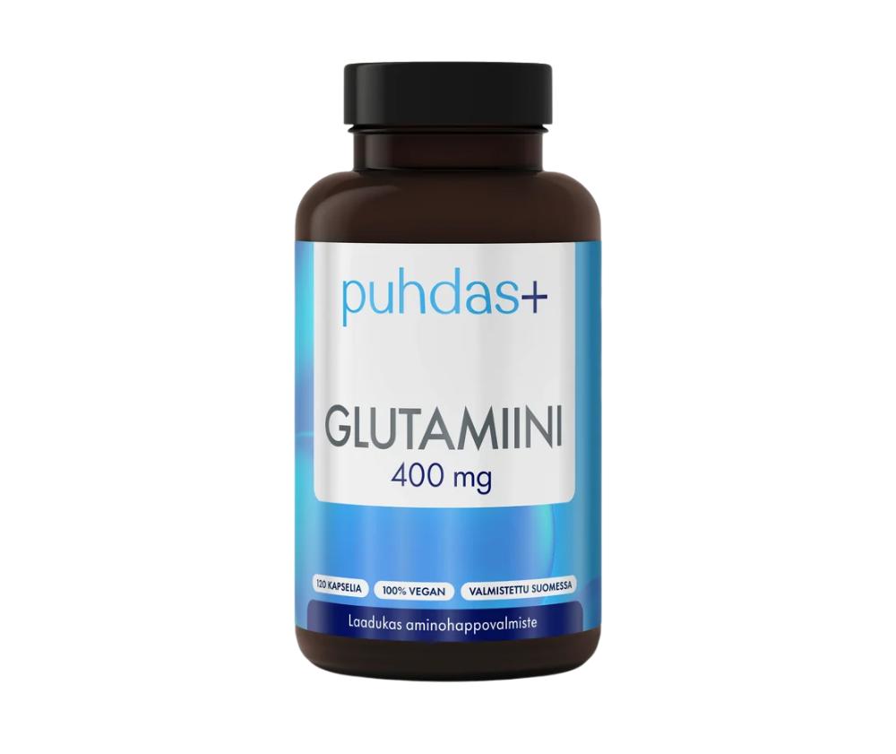 Puhdas+ Glutamiini 400 mg, 120 kaps.