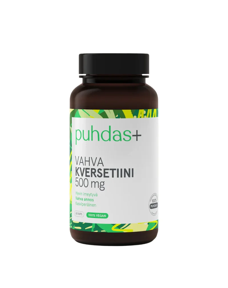 Puhdas+ Vahva Kversetiini 500 mg, 60 kaps.