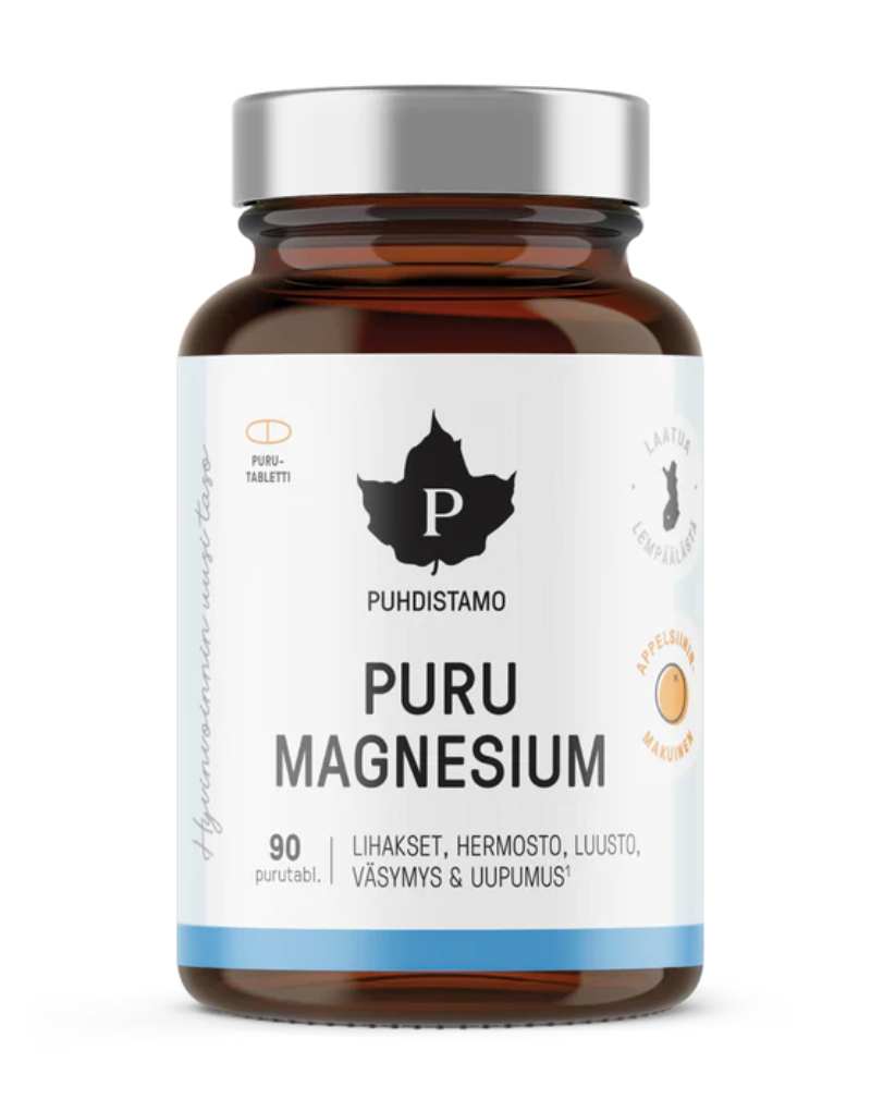 Puhdistamo Puru Magnesium, 90 tabl. (11/26)