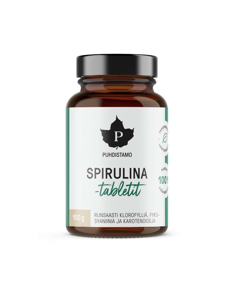 Puhdistamo Spirulinatabletit 100&nbsp;g