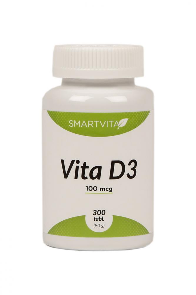 SMARTVITA Vita D3 100 mcg, 300 tabl.