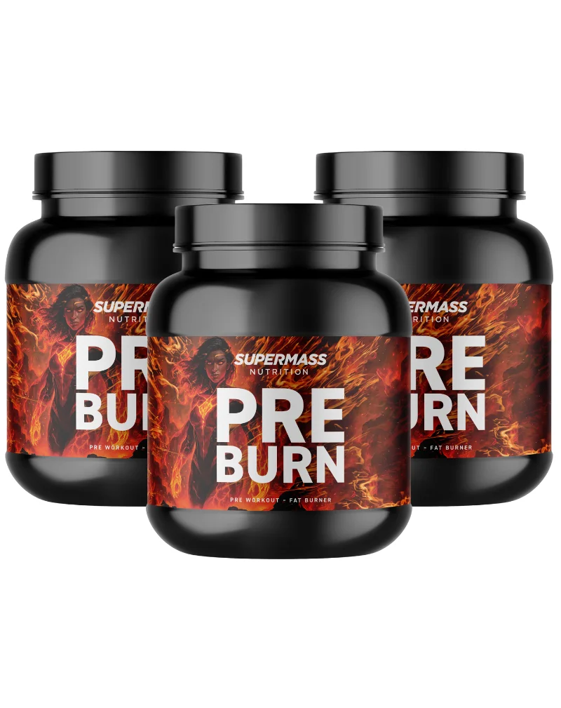 Big Buy: 3 kpl Supermass Nutrition PRE BURN (900&nbsp;g)