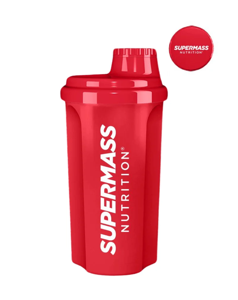 Supermass Nutrition Shaker, 700 ml, Punainen (Poistuva malli)