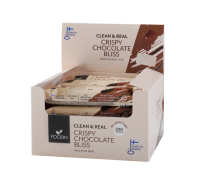 12 kpl Foodin Clean & Real Protein Bar, 55&nbsp;g, Crispy Chocolate Bliss