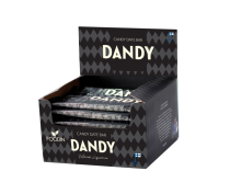 18 kpl Foodin Dandy Candy Date Bar, 35&nbsp;g, Salmiak Liquorice