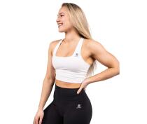 M-Sportswear Outlet Longline Sports Bra, White