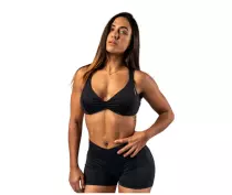 NEBBIA Sports Bra Strong Beauty 424, Black