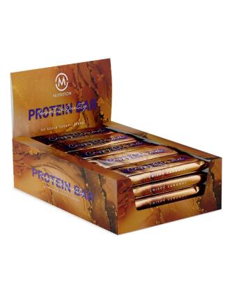 12 kpl M-Nutrition Protein Bar proteiinipatukka, 55&nbsp;g, Crispy Caramel