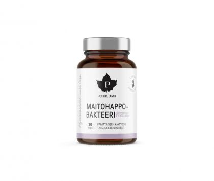 Puhdistamo Maitohappobakteeri - Lactospore & Boulardii, 30 kaps.
