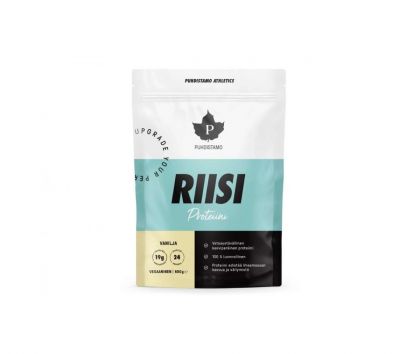 Puhdistamo Athletics Riisiproteiini 600 g, Vanilja