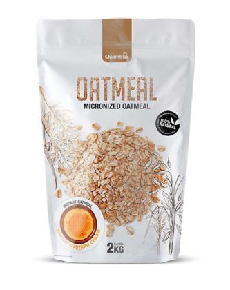 Quamtrax Instant Oatmeal, 2 kg, Biscuit Custard Cream (päiväys 10/25)