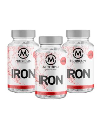 Big Buy: 3 kpl M-Nutrition Iron (180 kaps.) (Poistuva tuote)