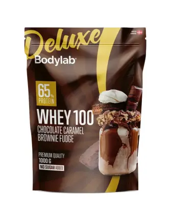 Bodylab Whey 100 Deluxe, 1 kg, Chocolate Caramel Brownie Fudge