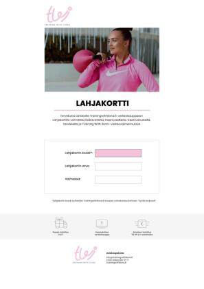 E-lahjakortti TWI-verkkokauppaan
