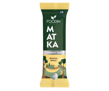Foodin MATKA Energy Bar, 50&nbsp;g, Banana Bread