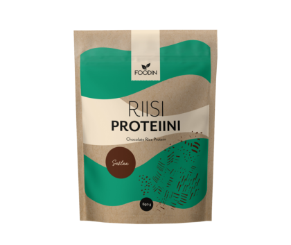Foodin Riisiproteiini, 650&nbsp;g, Suklaa