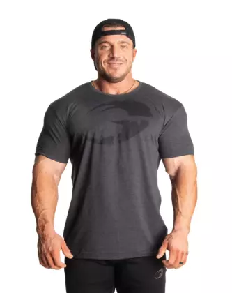 GASP Cadet Tee, Dark Grey Melange
