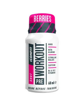 ICONFIT Pre-Workout Shot, 60 ml, Berries