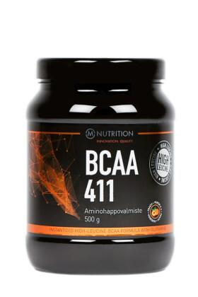 M-Nutrition BCAA 411 500&nbsp;g Persikka (Poistuva maku)