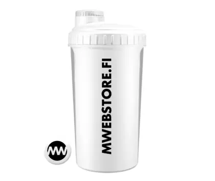 MWEBSTORE.FI Shaker, 750 ml, valkoinen