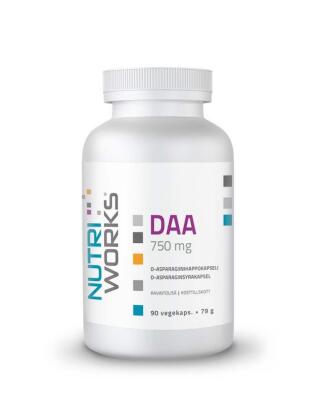 Nutri Works DAA 750 mg, 90 kaps. (12/26)