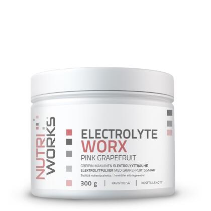 Nutri Works Electrolyte WorX, 300&nbsp;g, Pink Grapefruit