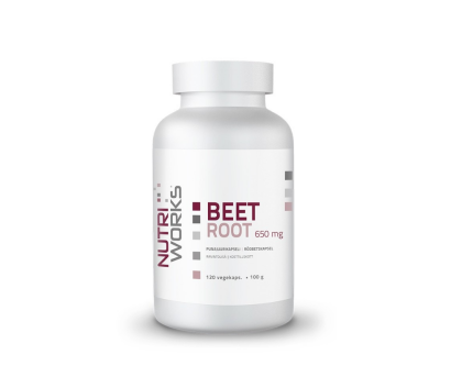 Nutri Works Beet Root 650 mg, 120 kaps.