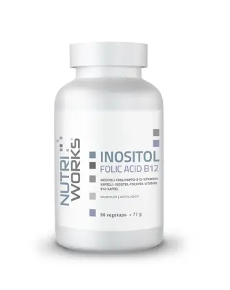 Nutri Works Inositol Folic Acid B12, 90 kaps.