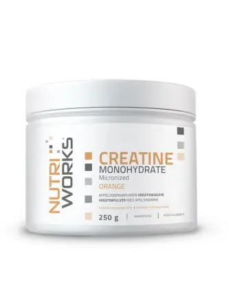 Nutri Works Creatine Monohydrate, 250 g, Orange