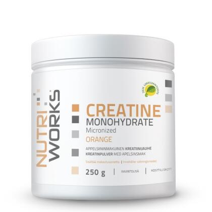 Nutri Works Creatine Monohydrate, 250&nbsp;g, Orange