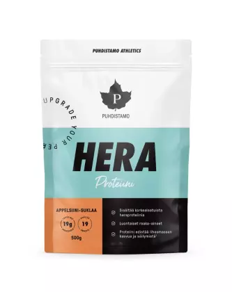 Puhdistamo Athletics HERA 500&nbsp;g, Appelsiini-Suklaa