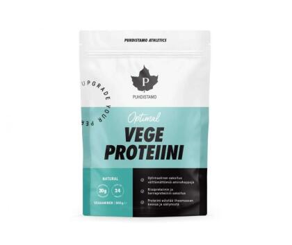 Puhdistamo Athletics Optimal Vege Proteiini, 600&nbsp;g, Maustamaton