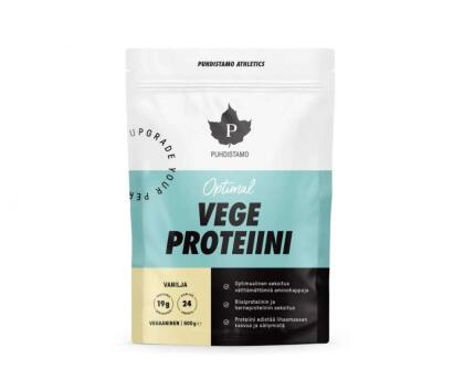 Puhdistamo Athletics Optimal Vege Proteiini, 600&nbsp;g, Vanilja