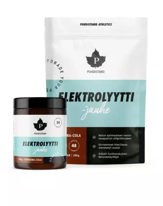 Puhdistamo Elektrolyyttijauhe