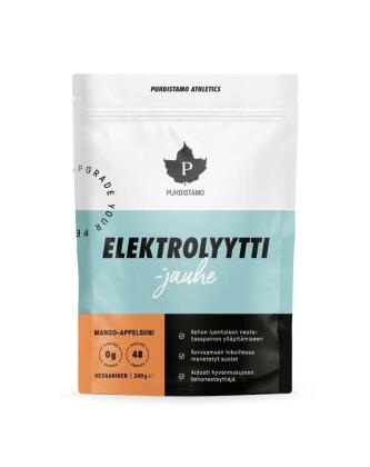 Puhdistamo Elektrolyyttijauhe, 240&nbsp;g, Mango-Appelsiini